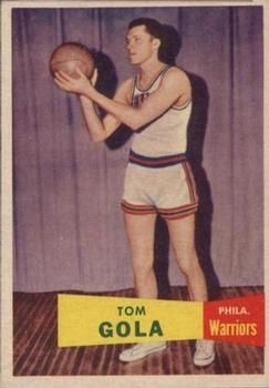 Tom Gola 1957 Topps #44 Sports Card