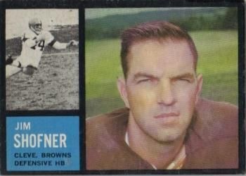 Jim Shofner 1962 Topps #35 Sports Card
