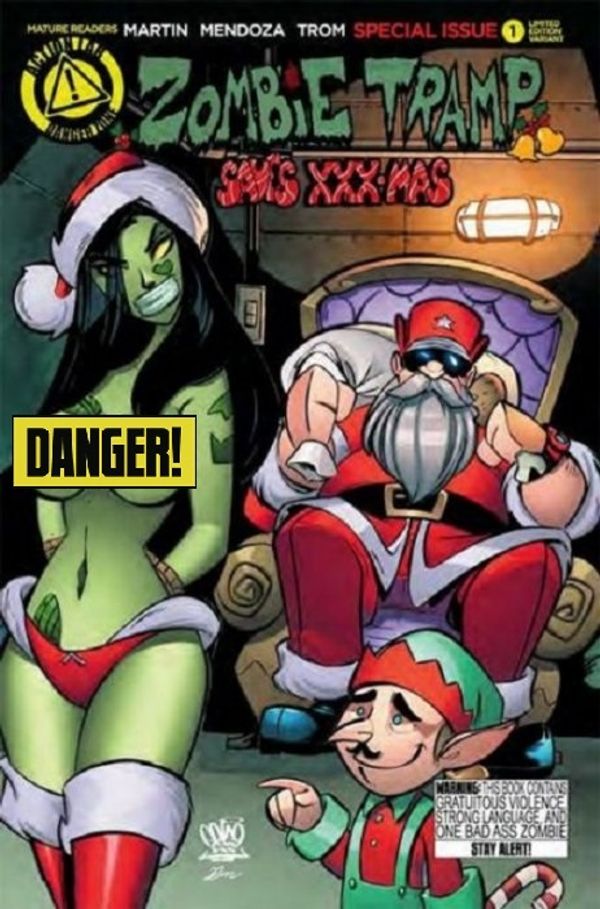 Zombie Tramp: Saves XXX-Mas #1 (Trom "Nude" Variant Cover)