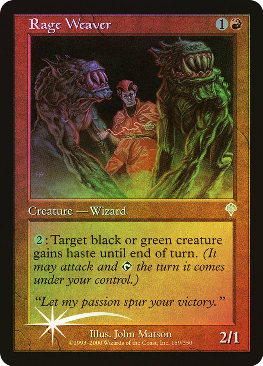 Rage Weaver (Invasion - Foil) Trading Card