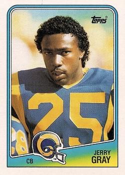Jerry Gray 1988 Topps #297 Sports Card