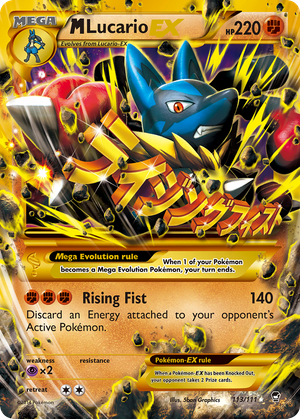 M Lucario-EX MEGA (113/111) - Furious Fists