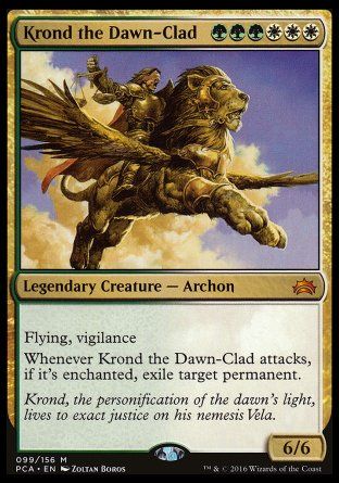 Krond the Dawn-Clad (Planechase Anthology decks) Trading Card