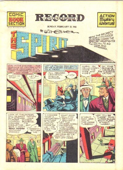 Spirit Section #3/23/1941 Comic