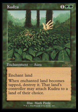 Kudzu (Magic 30th Anniversary Edition - Old Frame) Trading Card