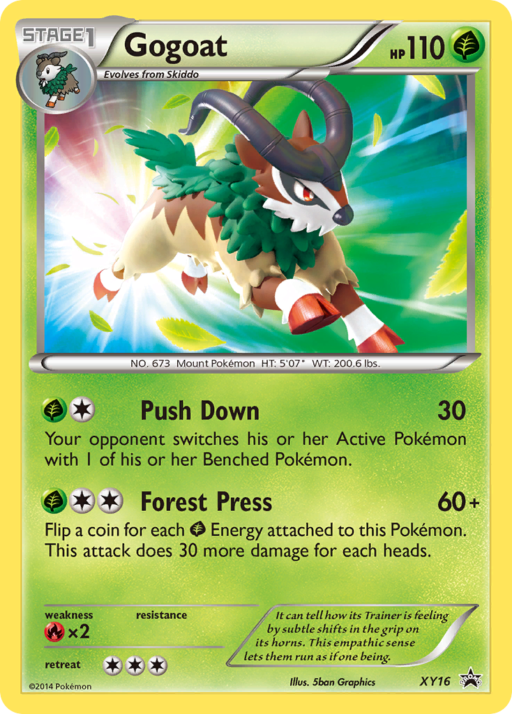 Gogoat (XY16) - XY Black Star Promos Pokémon Card