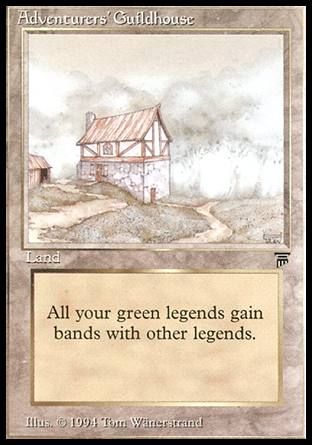 Adventurers' Guildhouse (Legends) Trading Card