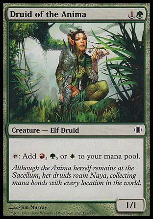 Druid of the Anima (Shards of Alara) Trading Card