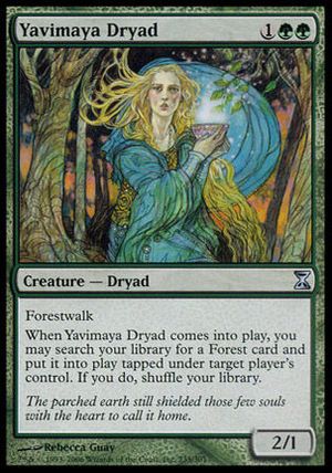 Yavimaya Dryad (Time Spiral)