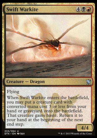 Swift Warkite (Dragons of Tarkir) Trading Card