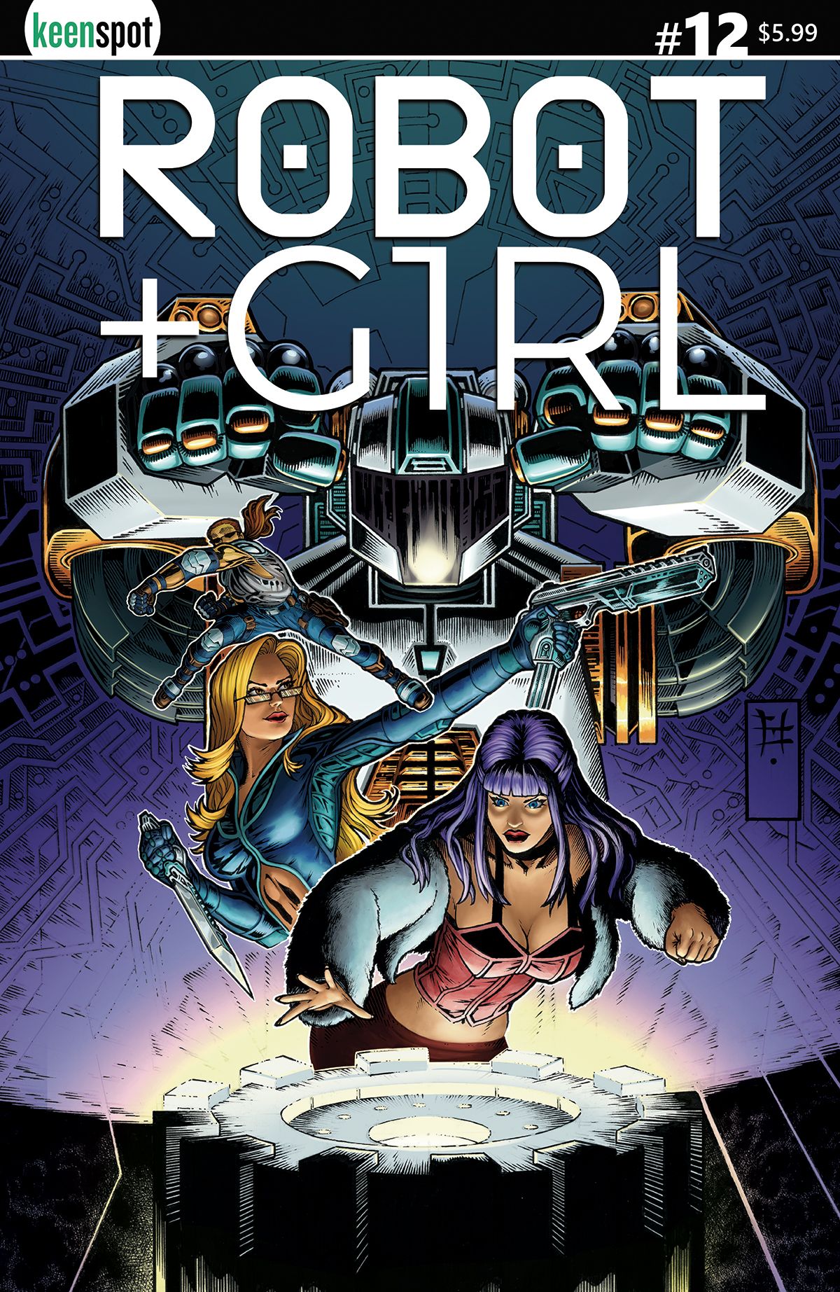 Robot + Girl #12 (Cvr B Jeffrey Edwards Variant) Comic