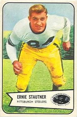 Ernie Stautner Autographed Football Card –