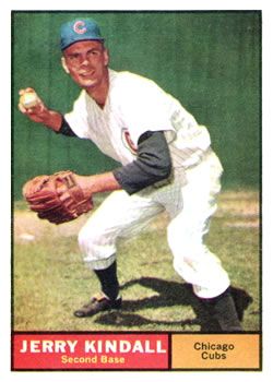 Jerry Kindall 1961 Topps #27 Sports Card
