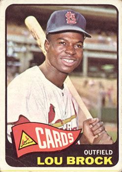 Sold at Auction: 1969 Topps Baseball Card #85 Lou Brock Cardinals