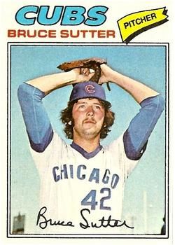 BRUCE SUTTER 1981 Topps 590 Baseball Card Chicago Cubs 