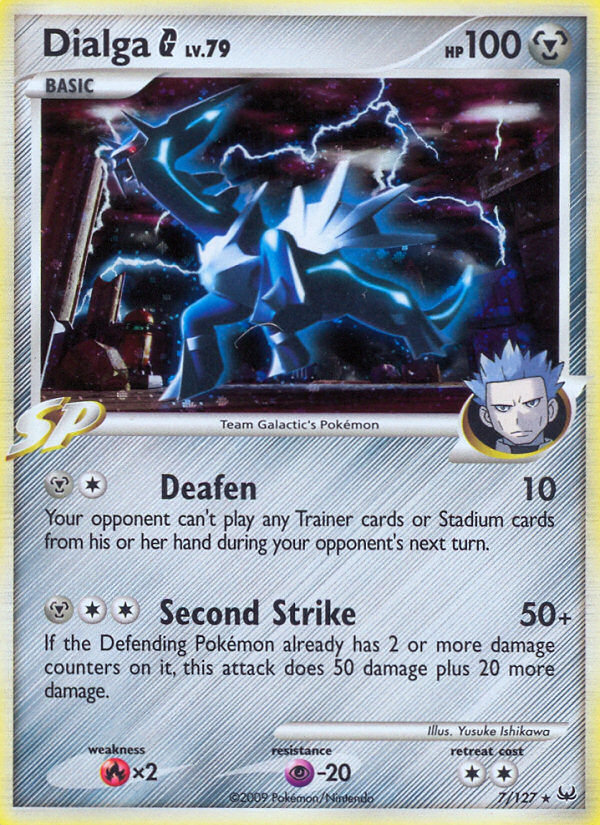 Dialga G (7/127) - Platinum Pokémon Card