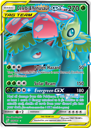 Celebi & Venusaur GX (159/181) - Team Up