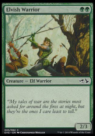 Elvish Warrior (Duel Decks : Anthology) Trading Card