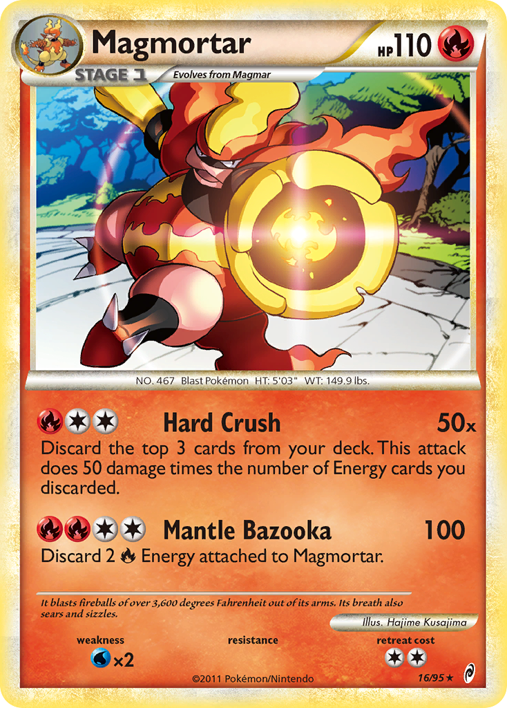 Magmortar (16/95) - Call of Legends Pokémon Card