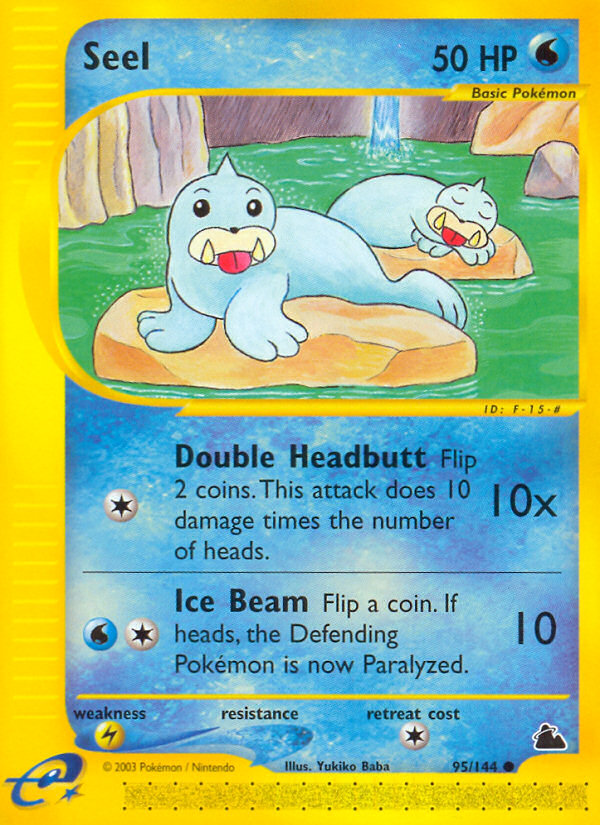 Seel (95/144) - Skyridge Pokémon Card