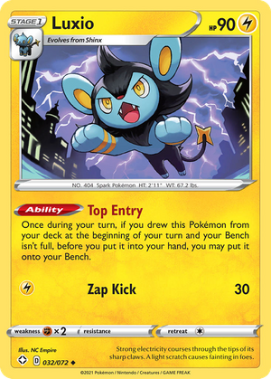 Luxio (32/72) - Shining Fates (Reverse Holo)