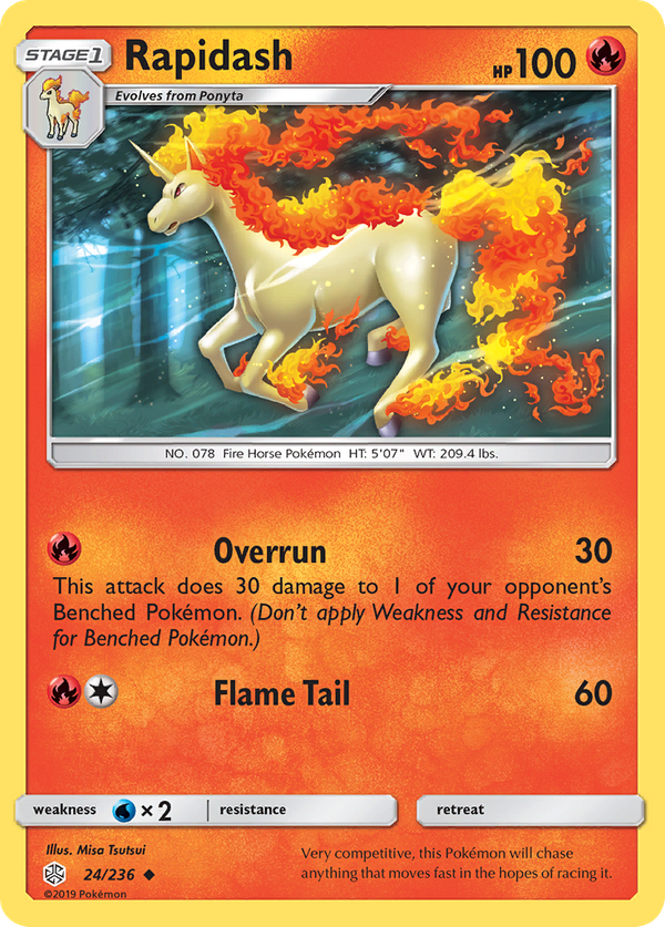 Rapidash (24/236) - Cosmic Eclipse