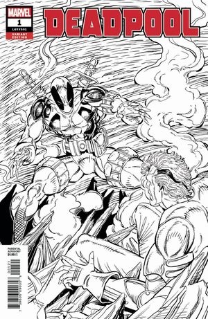 Deadpool #1 (Liefeld B & W Remastered Variant)
