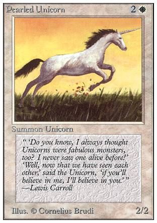 Pearled Unicorn (Unlimited) Trading Card