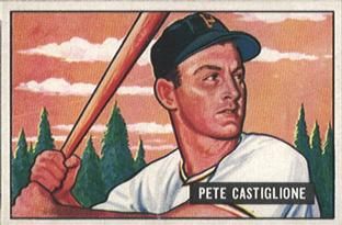 Pete Castiglione 1951 Bowman #17 Sports Card