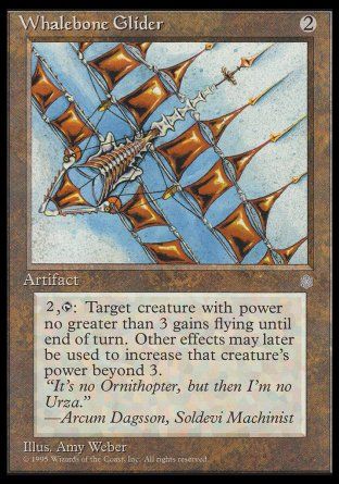 Whalebone Glider (Ice Age) Trading Card