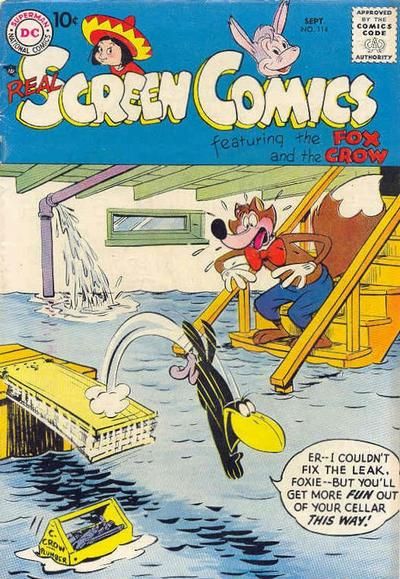Real Screen Comics #114 Comic