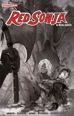 Red Sonja #2 (Cover F 10 Copy Cover Andolfo B&W)