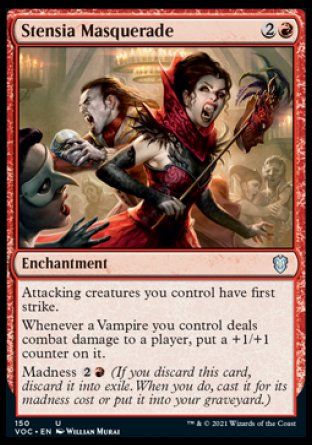 Stensia Masquerade (Innistrad Crimson Vow Commander Decks) Trading Card