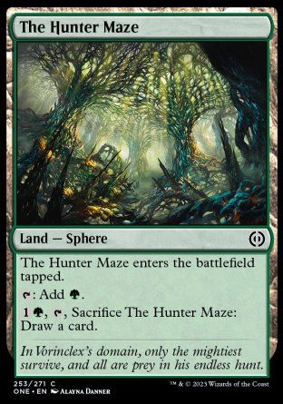 The Hunter Maze (Phyrexia: All Will Be One) Trading Card