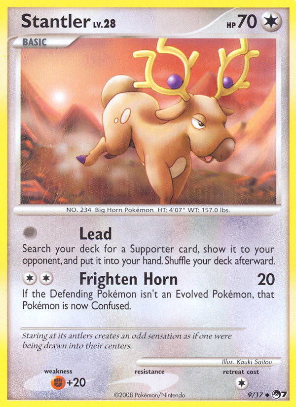 Stantler (9/17) - POP Series 7 Pokémon Card