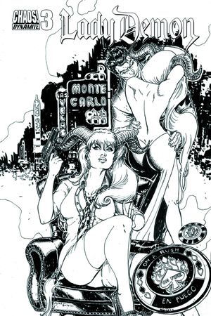 Lady Demon #3 (10 Copy Chin B&amp;w Cover)