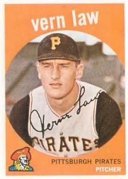 Vern Law 1959 Topps #12 Sports Card