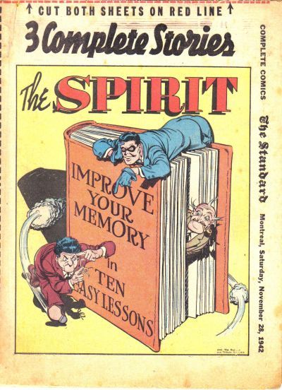 Spirit Section #11/29/1942 Comic