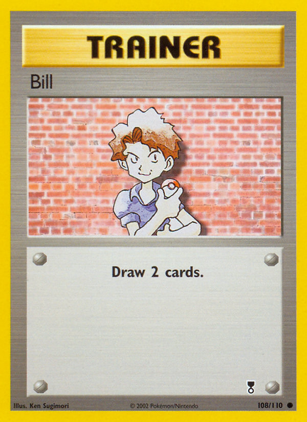 Bill (108/110) - Legendary Collection Pokémon Card