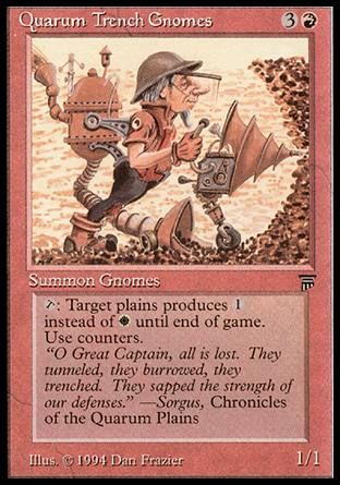 Quarum Trench Gnomes (Legends) Trading Card