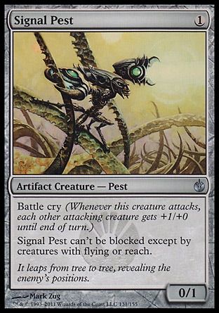 Signal Pest (Mirrodin Besieged) Trading Card