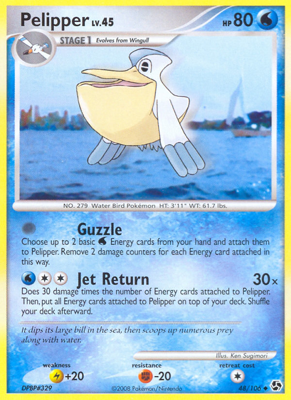 Pelipper (48/106) - Great Encounters Pokémon Card