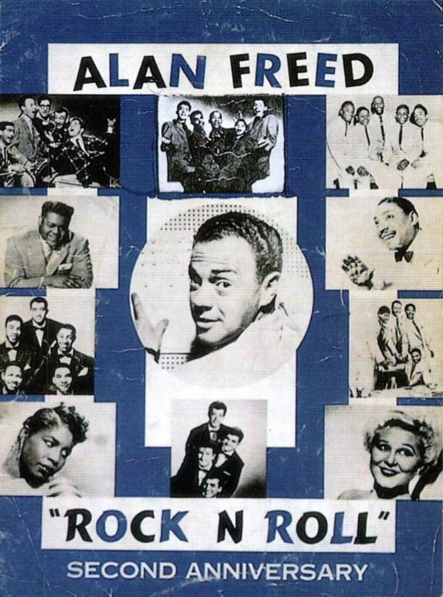 AOR-1.14 Alan Freed Second Anniversary Show Program 1956 Concert Poster