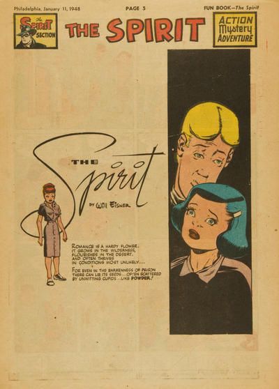 Spirit Section #1/11/1948 Comic