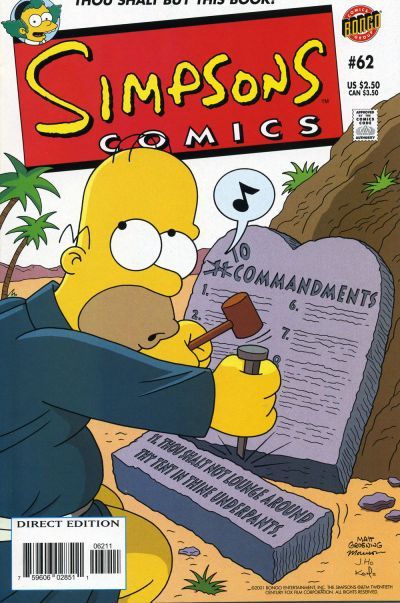 Simpsons Comics #62 Comic