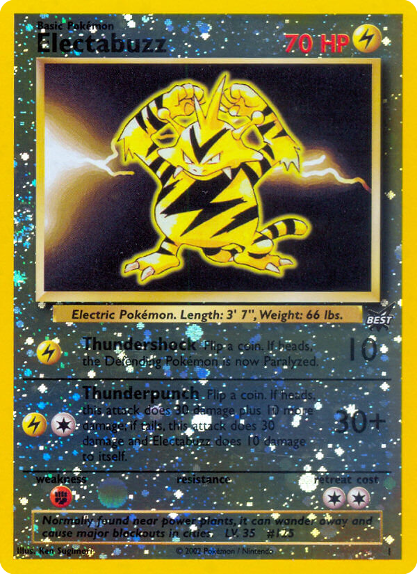 Best of Game Pokémon Card