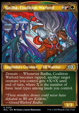 Radha, Coalition Warlord (Multiverse Legends) Trading Card