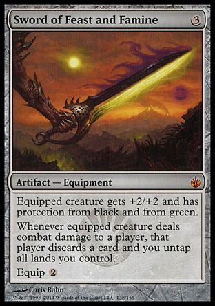 Sword of Feast and Famine (Mirrodin Besieged) Trading Card