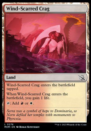 Wind-Scarred Crag (March of the Machine) Trading Card