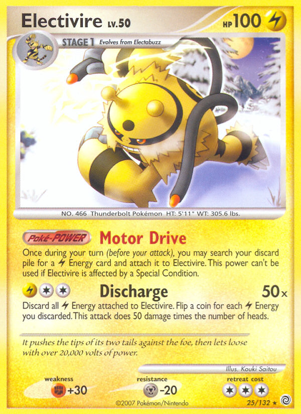 Electivire (25/132) - Secret Wonders Pokémon Card